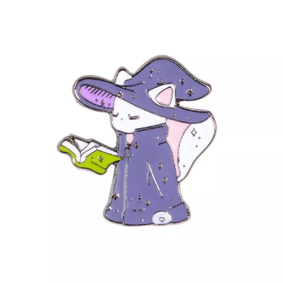 {5/$25} witchy cat purple cloak with spell book - Picture 2 of 3